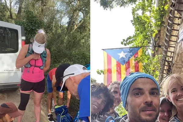 Runner in the jungle in Costa Rica