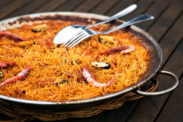 Fideu a good meal for runners in the Costa Brava