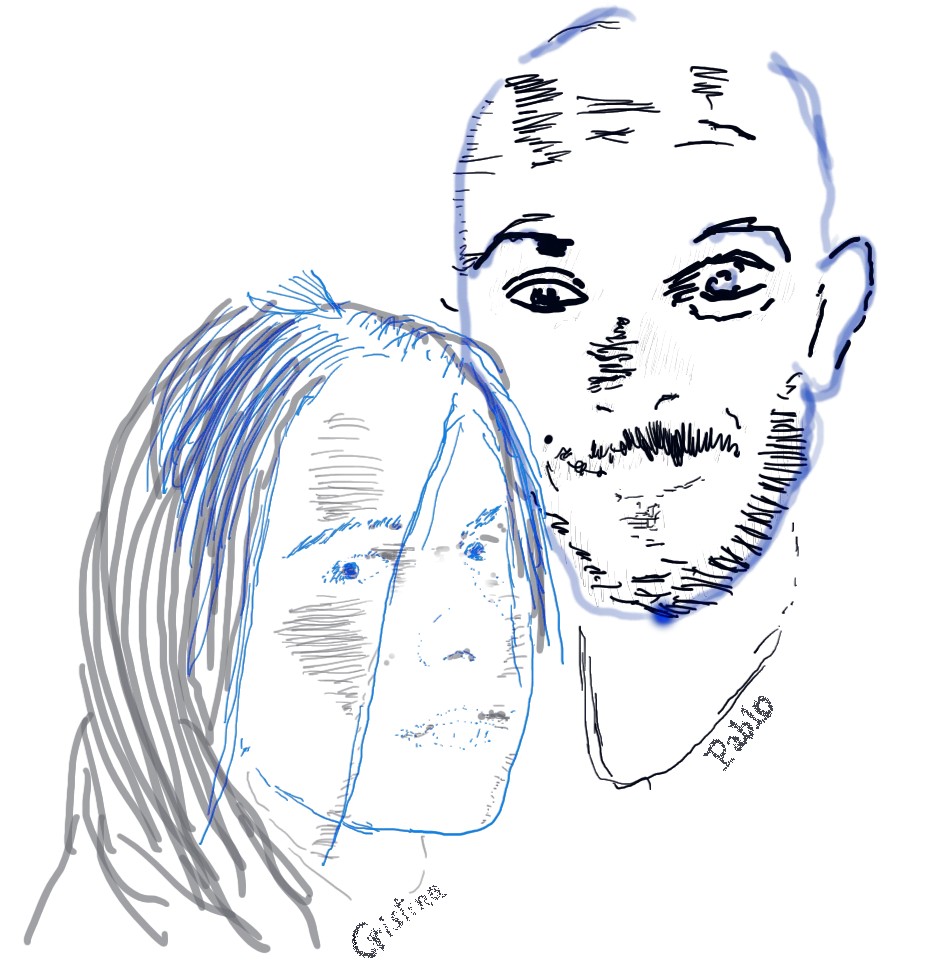 Pablo and Cristina Moret, running guides