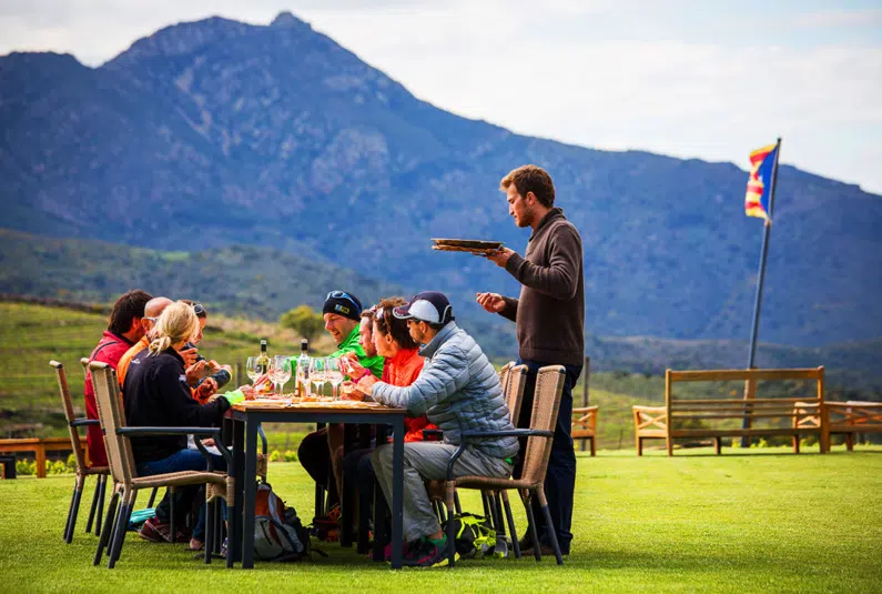 About to eat in Perafita