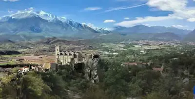 Running adventure in the Pyrenees