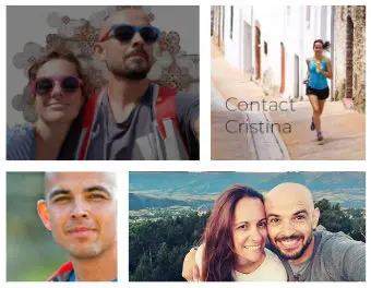 Running vacations creators Pablo and Cristina